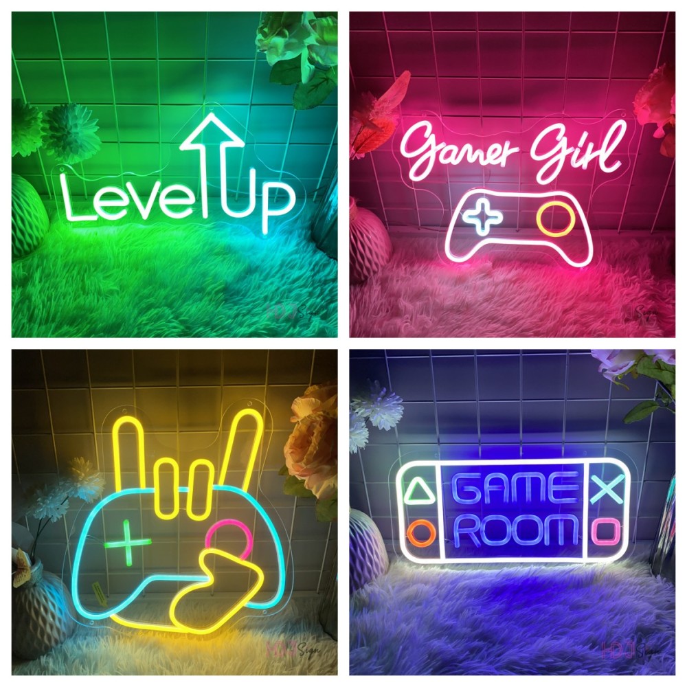 Party Games Girls Night - Gaming Neon Led Sign Game Room