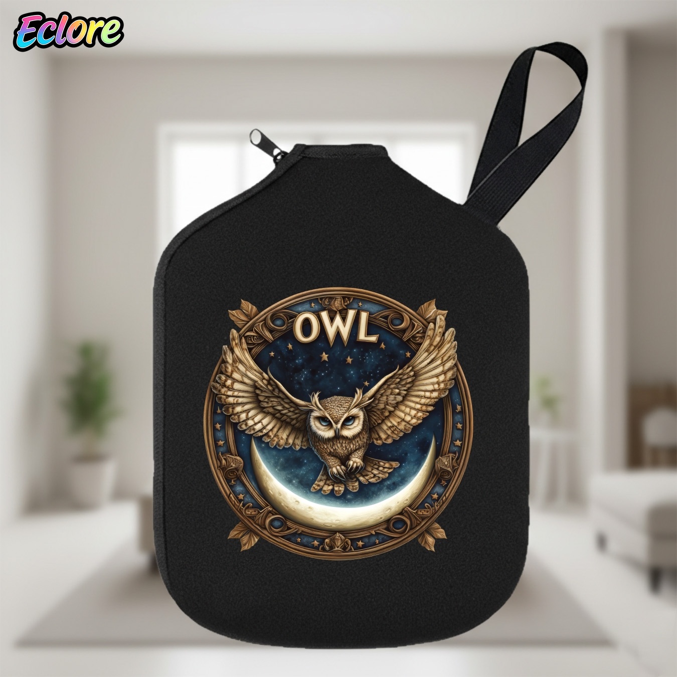 Party Games Night - Vintage Owl Magic Starry Night Pickleball