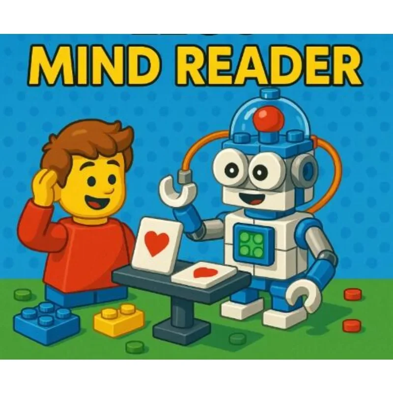 Party Games Easy Kids - Mind Reader Bricks Mentalism Magic Tricks