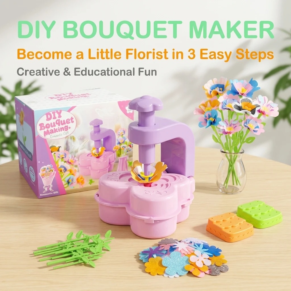 Party Games New Year - New Flower Press Craft Toy –