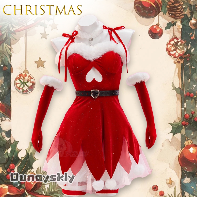Party Games Online - AOriginal Red Christmas Elf Velvet Strapless