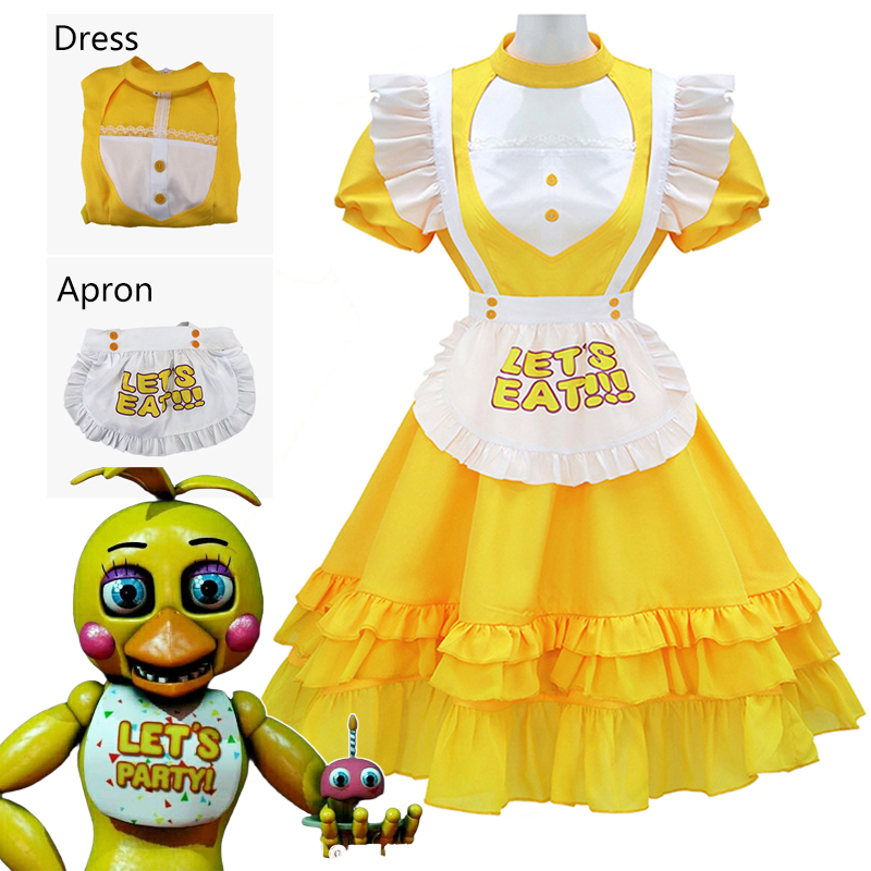 Party Games Girls Night - Toy Chica Cosplay Costumes Game Five