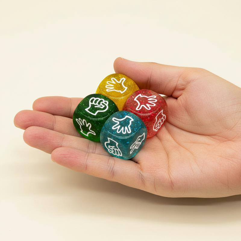 Party Games Kid Friendly - 20MM Creative Funny Finger Guessing Dice