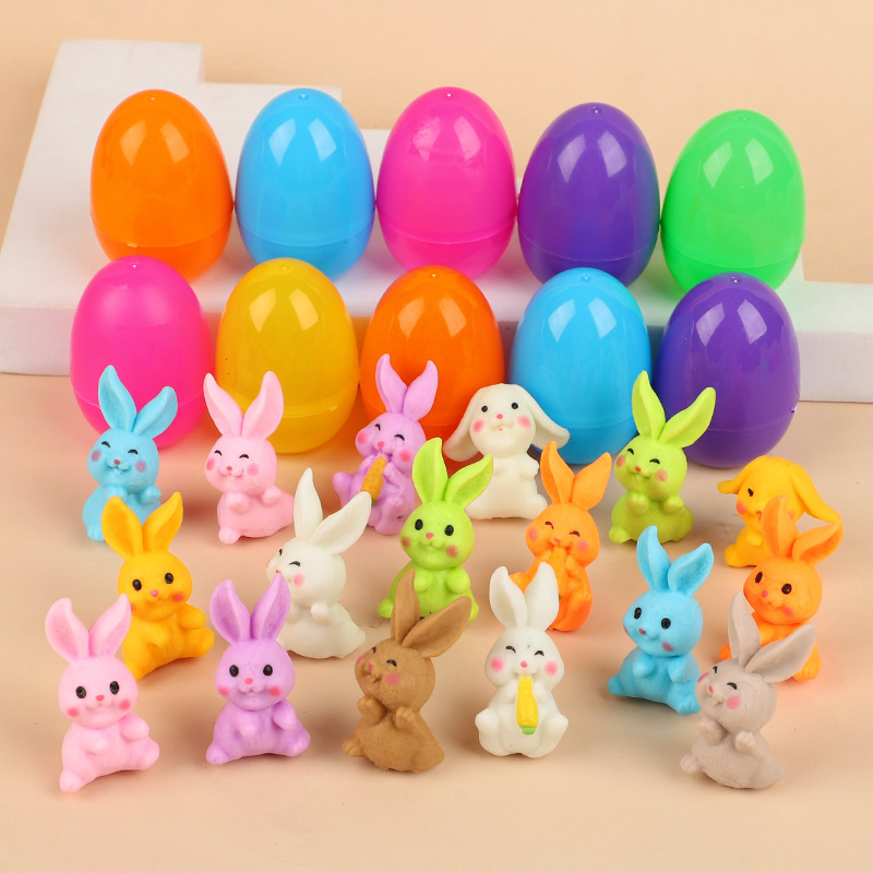 24Pcs Easter Egg With Rabbit F - Party Games Easter Egg 评论和价格