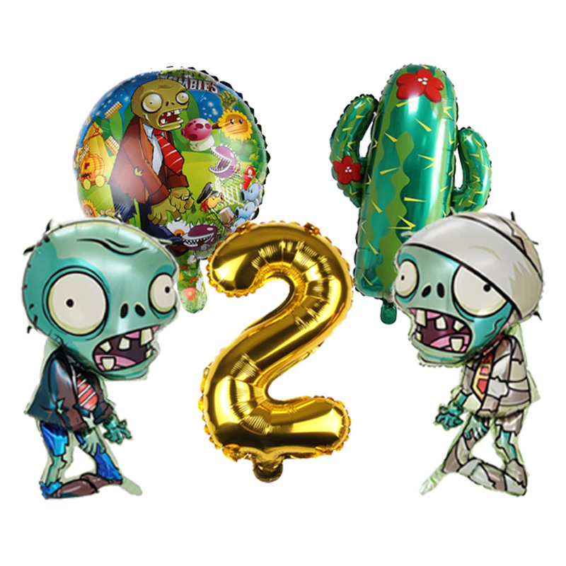 Plants vs Zombies Game Balloon - Party Games Bunny 评论和价格