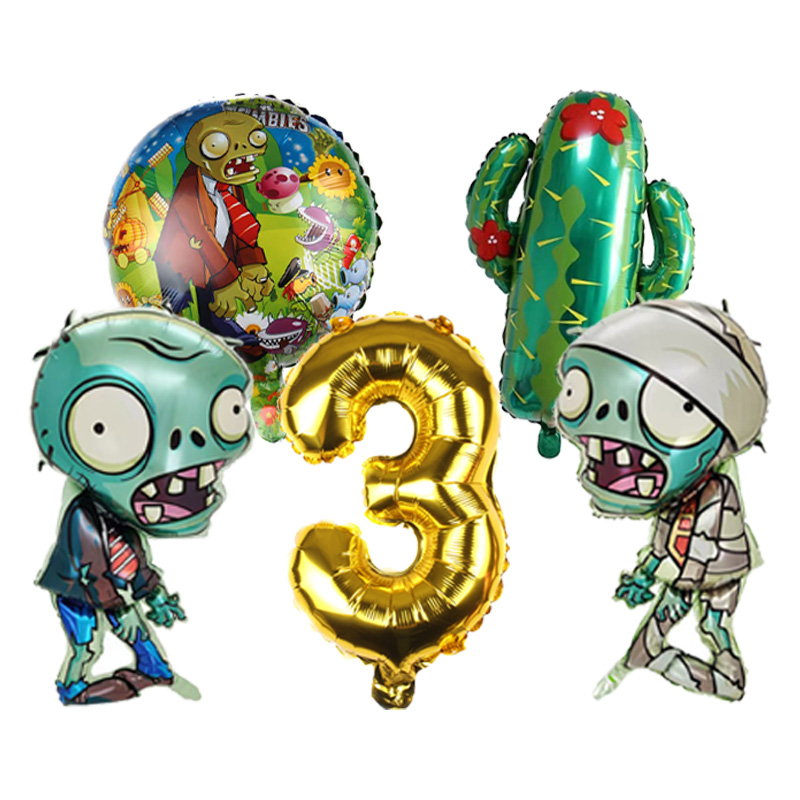 Plants vs Zombies Game Balloon - Party Games Bunny 评论和价格