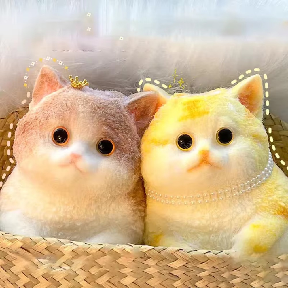 New Cute Cat Soft Squeeze Toys - Party Games New Year 评论和价格