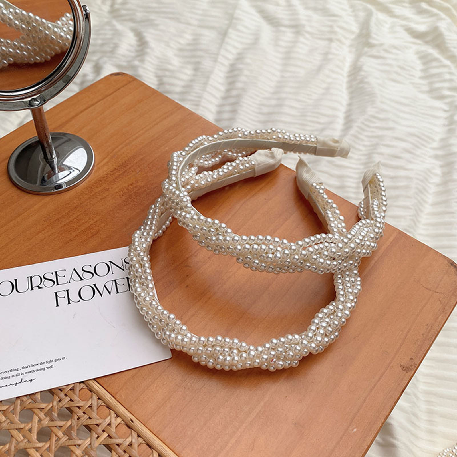 Elegant Pearl Headband for Wom - Ring Toss Outdoor 评论和价格