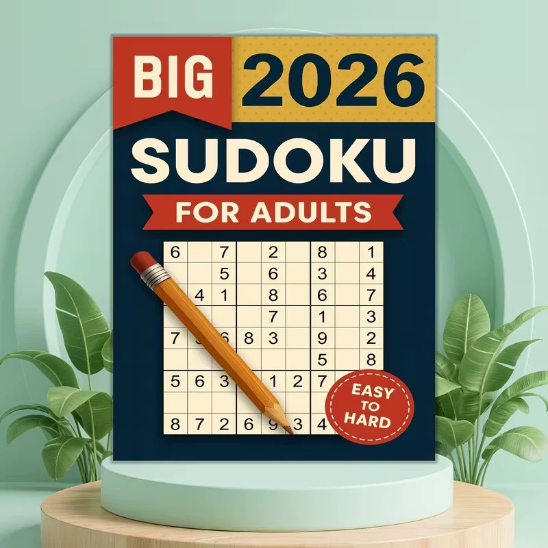 2026 English Sudoku Game Book  - Party Games New Year 评论和价格