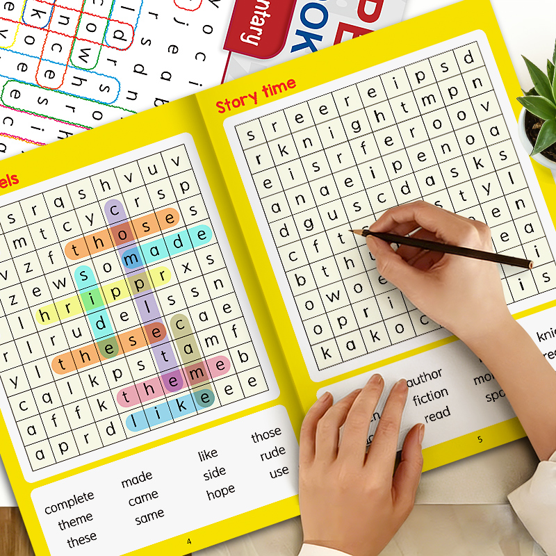 32-Page Word Search Game Book, - Party Games New Year 评论和价格