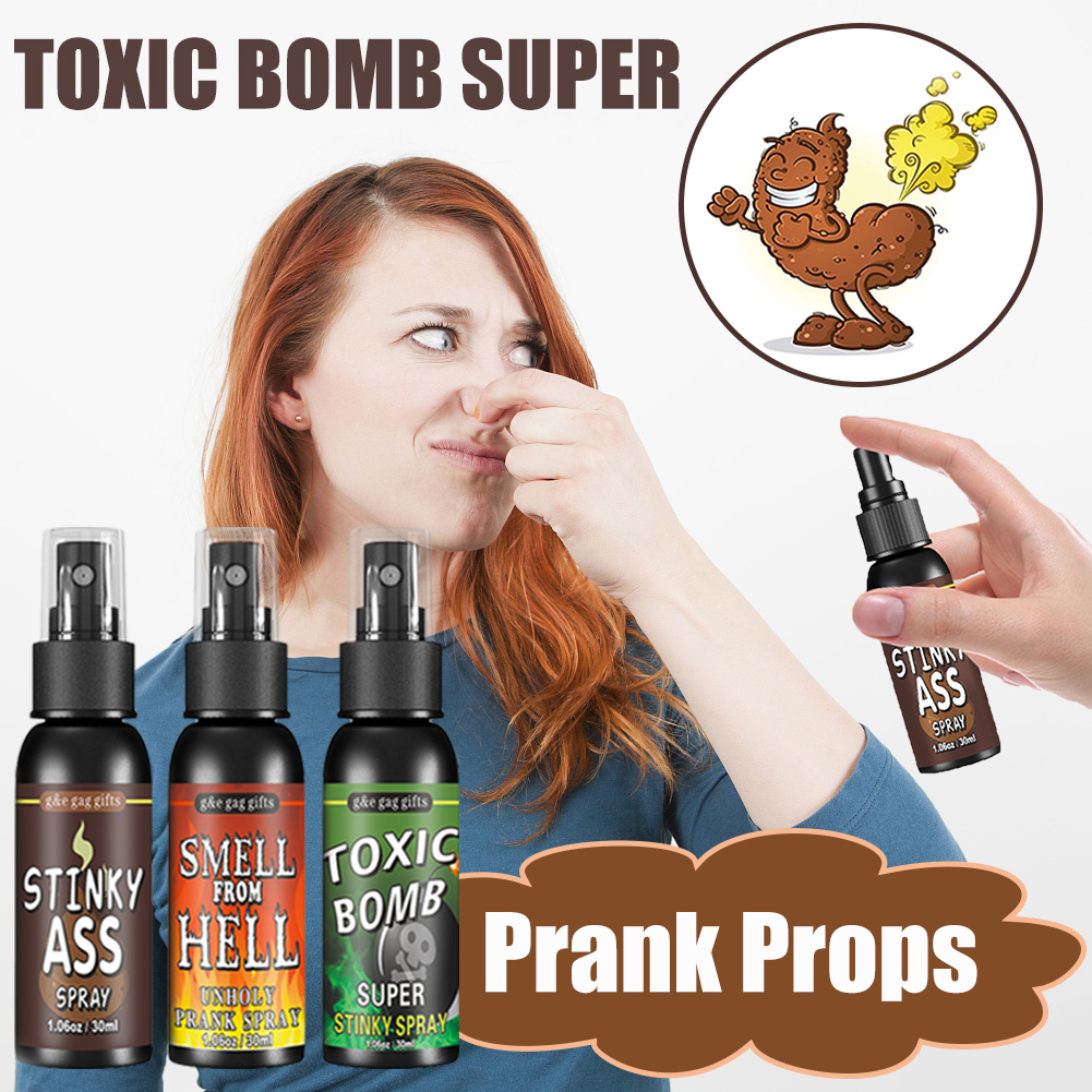 3pcs/set 30ml Liquid Fart Spra - Party Games Bomb 评论和价格