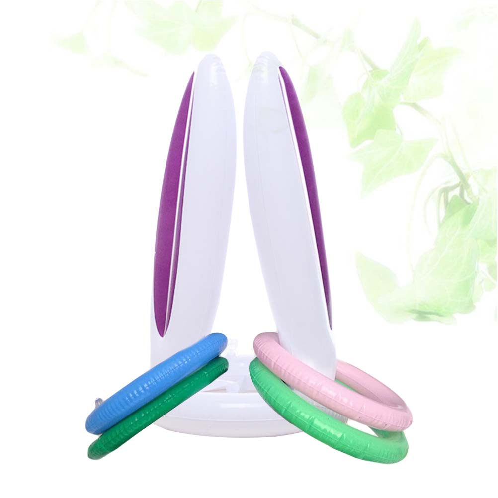 5Pcs Inflatable Bunny Ring Tos - Party Games Easy Kids 评论和价格