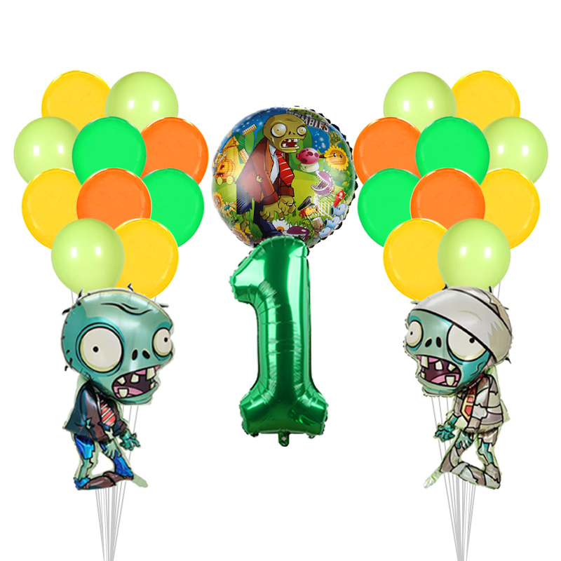 Plants vs Zombies Game Balloon - Party Games Bunny 评论和价格