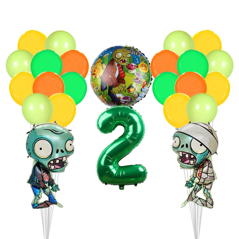 Plants vs Zombies Game Balloon - Party Games Bunny 评论和价格