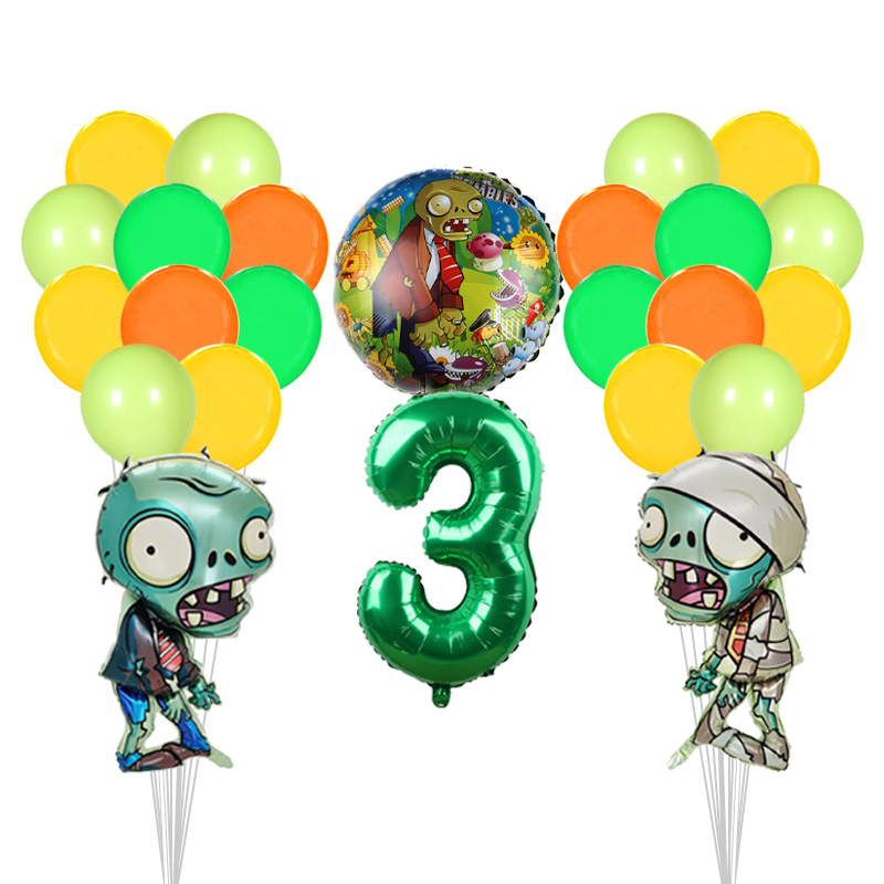Plants vs Zombies Game Balloon - Party Games Bunny 评论和价格