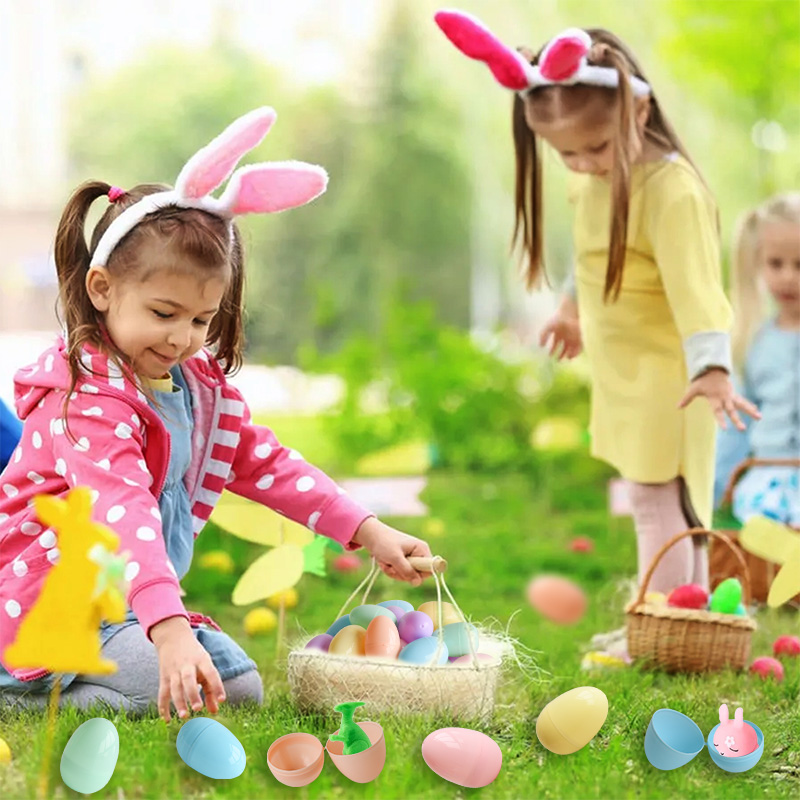 50Pcs Macaron Color Easter Egg - Party Games Easter Egg 评论和价格