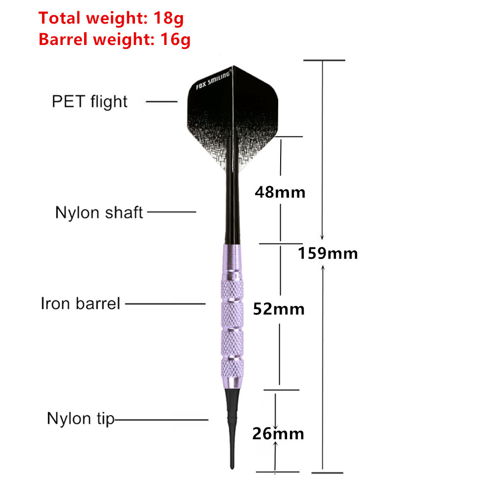 12PCS Dart 18g Electronic Soft - Spike Ball Game 评论和价格