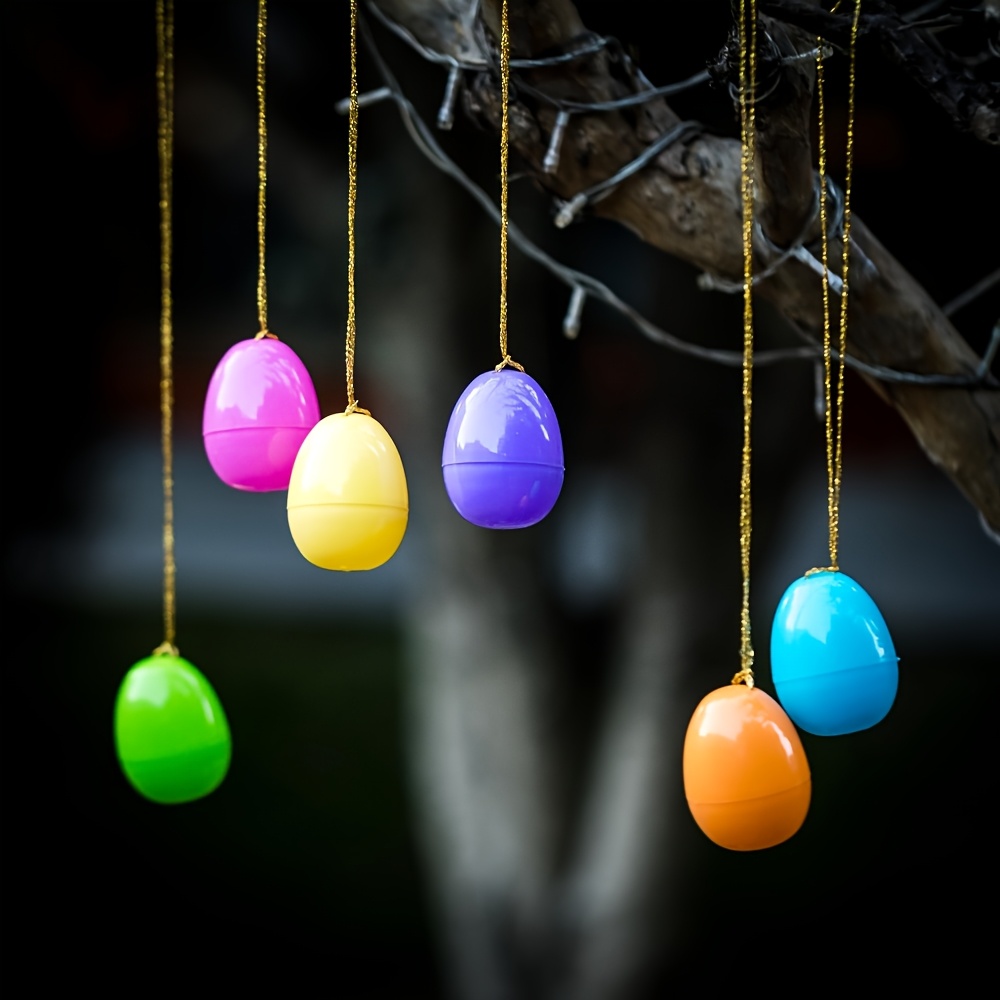 100PCS Plastic Easter Eggs Fil - Party Games Easter Egg 评论和价格