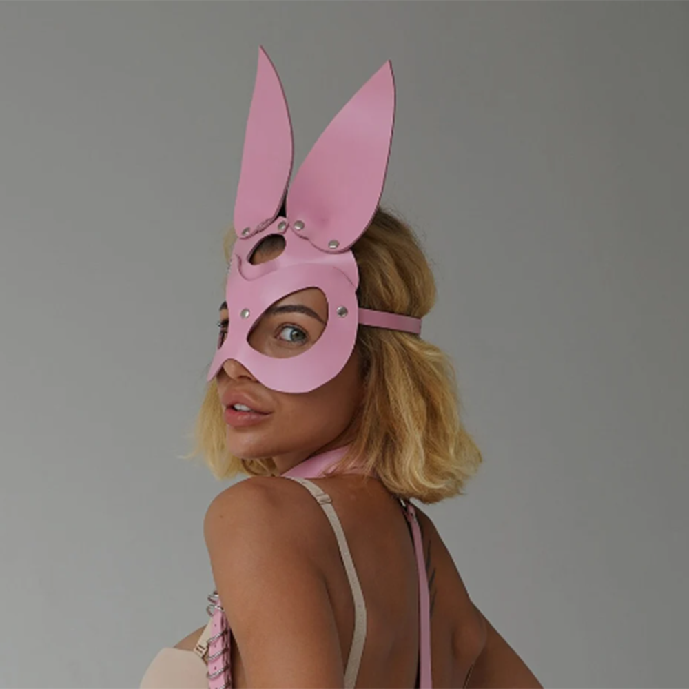 Bunny Mask Rabbit Ears Half Ma - Party Games Bunny 评论和价格