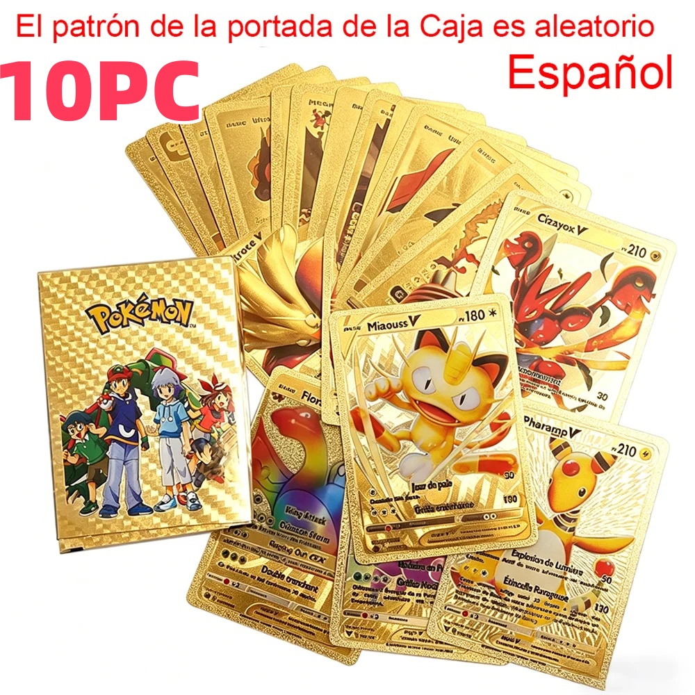 5/10PCS Pakemon Card Vmax GX G - Party Games In Spanish 评论和价格