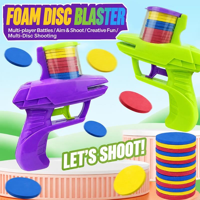 Foam Disc Blaster Toy Eco-Frie - Party Games Kid Friendly 评论和价格