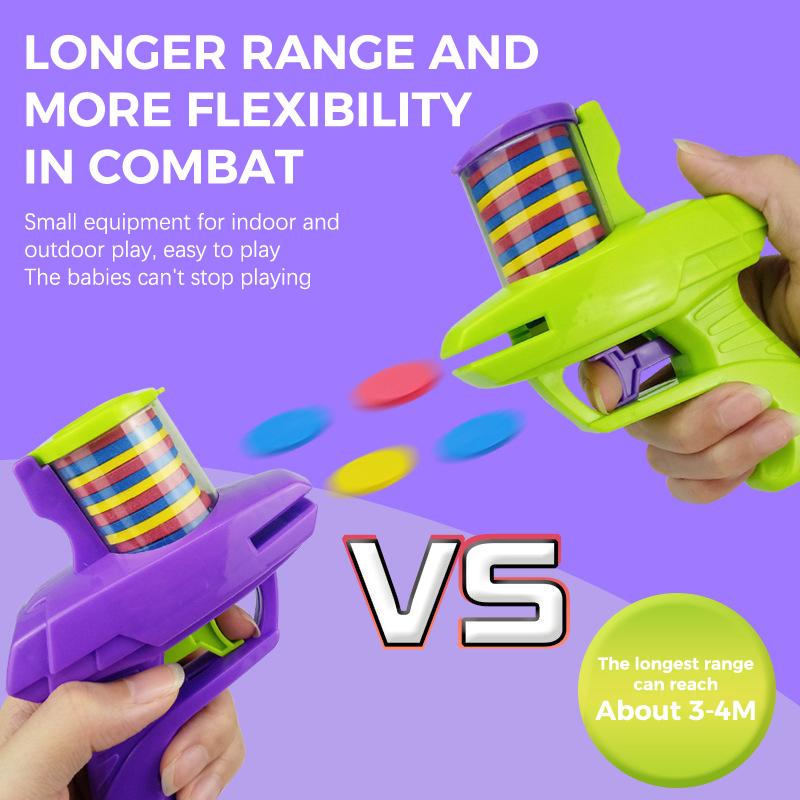 Foam Disc Blaster Toy Eco-Frie - Party Games Kid Friendly 评论和价格