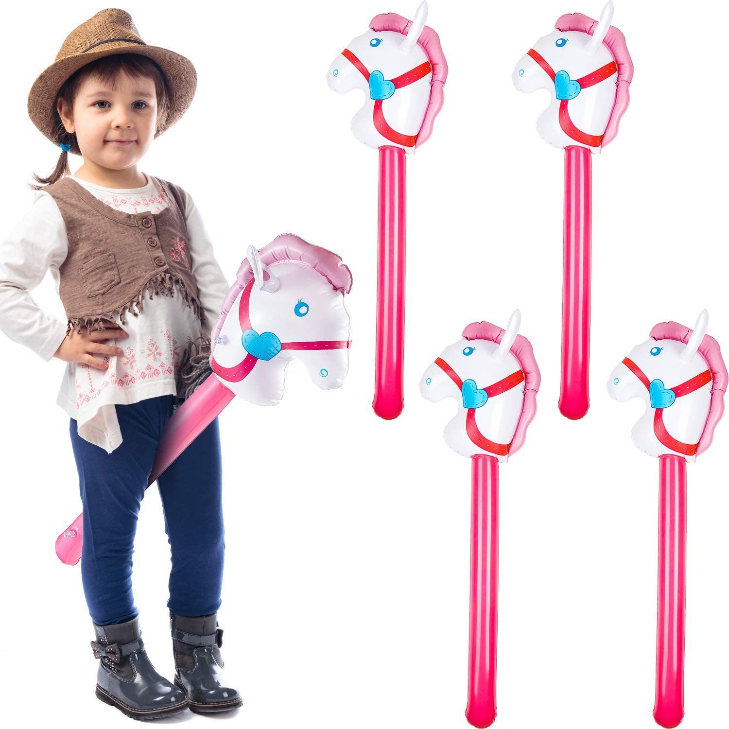 Inflatable Horsehead Stick Uni - Party Games Bunny 评论和价格