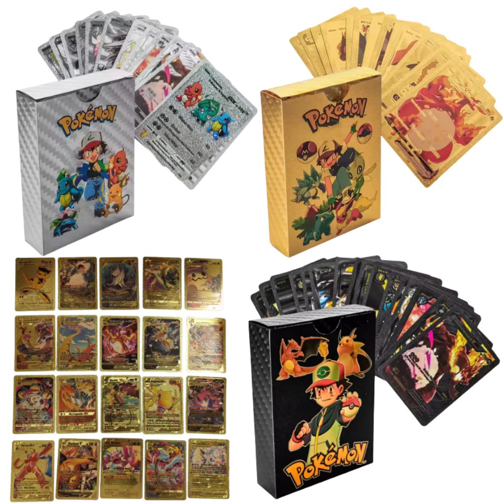 New 55PCS Pokémon Cards Vmax G - Party Games In Spanish 评论和价格