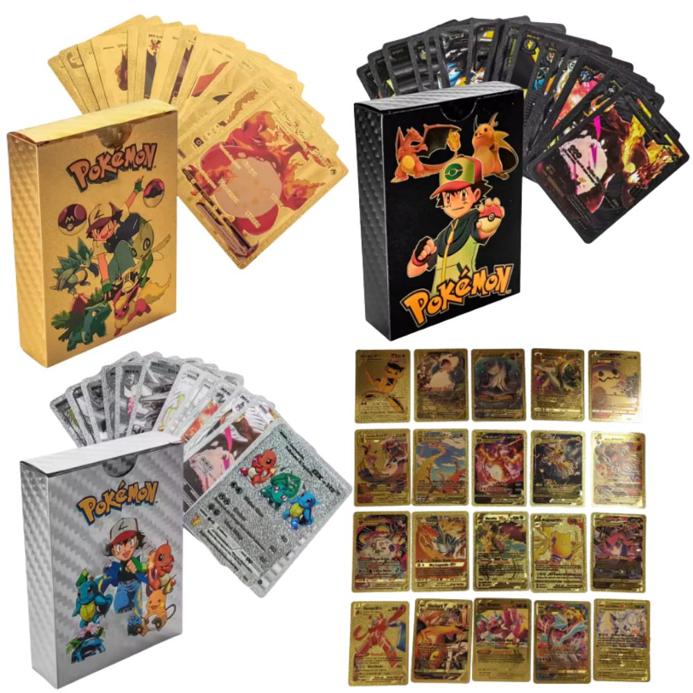 New 55PCS Pokémon Cards Vmax G - Party Games In Spanish 评论和价格