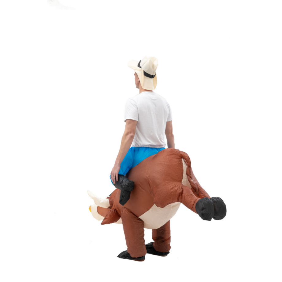 Fun Inflatable Cowboy Costume  - Party Games In Spanish 评论和价格