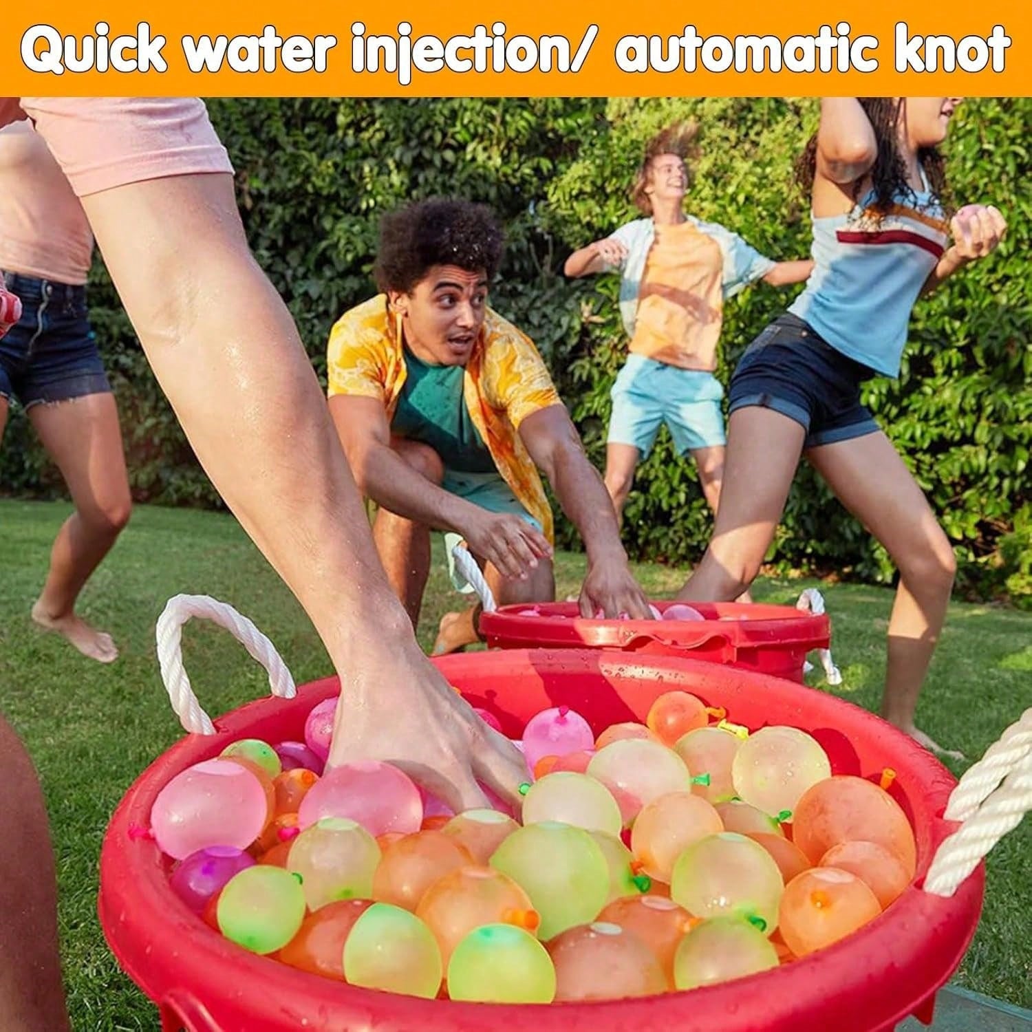 111 Water Balloons, Fast Spray - Party Games Bomb 评论和价格
