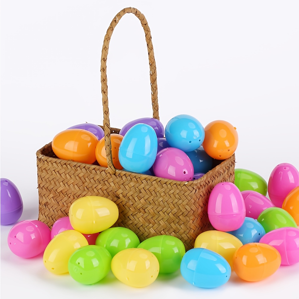 100PCS Plastic Easter Eggs Fil - Party Games Easter Egg 评论和价格