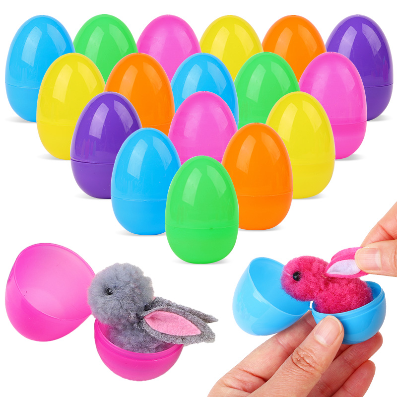 24/48Pcs Cute Easter Egg with  - Party Games Easter Egg 评论和价格