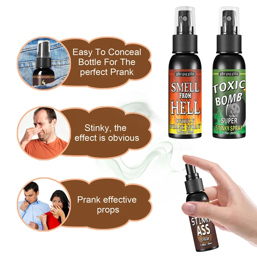 30ml Fart Gag Spray Prank Joke - Party Games Bomb 评论和价格