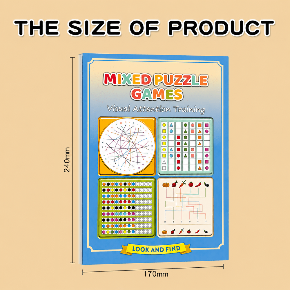 Mixed Puzzle Games Workbook 32 - Party Games New Year 评论和价格